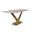 Voren 55 Inch Dining Table In Deep Grey