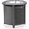 Walbrooke Patio Round Tank Holder Slat Design In Grey