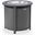 Walbrooke Patio Round Tank Holder In Grey