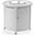 Walbrooke Patio Round Tank Holder In White