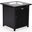Walbrooke Patio Square Tank Holder Slat Design In Black