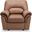 Walker Point Recliner In Caramel