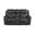 Walker Power Loveseat with Console In Aline Anthracite