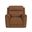 Walker Power Motion Recliner with Power Headrest and Lumbar In Butternut