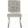 Walsh Grey/Chrome Tufted Side Chair