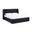 Warby Vegan Leather Upholstered Full Bed In Black