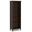 Warm Shaker Solid Wood 5 Shelf Bookcase In Tobacco Brown