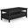 Warm Shaker Solid Wood Coffee Table In Black