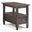 Warm Shaker Solid Wood Narrow Side Table In Tobacco Brown
