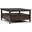 Warm Shaker Solid Wood Square Coffee Table In Tobacco Brown