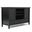 Warm Shaker Solid Wood TV Media Stand In Black