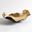 Wave Platter In Gold Crackle