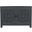 Waverly 2 Door Solid Wood Accent Cabinet With Hand-Carved Doors In Gray