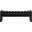 Waverly Boucle Fabric 52" Bench In Black