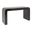 Waverly Mango Wood Waterfall Vanity Desk/Console Table In Black