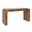 Waverly Mango Wood Waterfall Vanity Desk/Console Table In Walnut