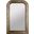 Waverly Silver Leaf Hand Carved Top Rectangular Mirror
