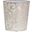 Wbjanels Lavender And Silver Oval Wastebasket