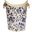 Wblionov-Vine Navy Vine And Lion Handles Oval Wastebasket