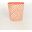 Wbzeo Orange And Cream Oval Wastebasket Zebra