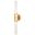 Webster 24.5 Inch 2 Light Wall Light In Natural Brass
