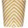 Webzet Zebra Yellow And Cream Oval Wastebasket