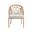 Weekender Pebble Dining Chair In Natural