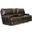 Wembley Power Lay Flat Reclining Console Loveseat with Power Adjustable Headrest In Steel