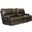 Wembley Steel Lay Flat Reclining Console Loveseat