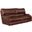 Wembley Walnut Power Lay Flat Reclining Sofa