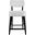 Wes Upholstery Counter Barstool Set of 2 In Black