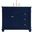 Wesley 42 Inch Single Bathroom Vanity Set In Blue