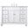 Wesley 48 Inch Single Bathroom Vanity Set In White