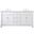 Wesley 72 Inch Double Bathroom Vanity Set In White