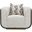 West Kensington Matching Chair In Buff and Medium Espresso
