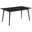 Westmont 59 Inch Rectangular Dining Table In Black Wood