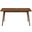 Westmont 59 Inch Rectangular Dining Table In Walnut Wood