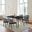 Westmont and Juno Charcoal and Black 5-Piece Dining Set