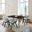 Westmont and Talulah Gray and Black 5-Piece Dining Set