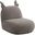 Weston 21.5 Inch Chenille Deer Shaped Kids Chair In Brown