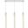 Weston 3 Lights Pendant In Chrome 2066S32C