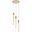 Weston 3 Lights Pendant In Satin Gold 2067D16SG