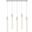 Weston 5 Lights Pendant In Chrome 2066S36C