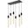 Weston 6 Lights Pendant In Black
