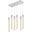 Weston 6 Lights Pendant In Chrome