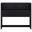 Westpark 49 Inch Full Bookcase Headboard In Black