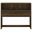 Westpark 49 Inch Full Bookcase Headboard In Dark Pine