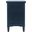Westport USB Charging Storage Cabinet Chairside End Table In Navy and Blue