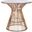 Whent Round Accent Table in Brown
