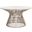 Whent Round Coffee Table in Grey